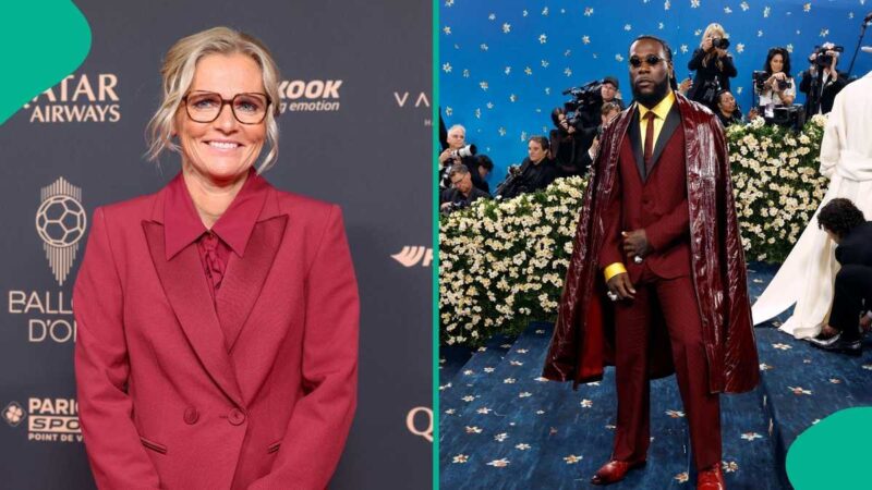 England Manager Shouts Out to Afrobeats Star Burna Boy During Ballon d’Or Speech, Video