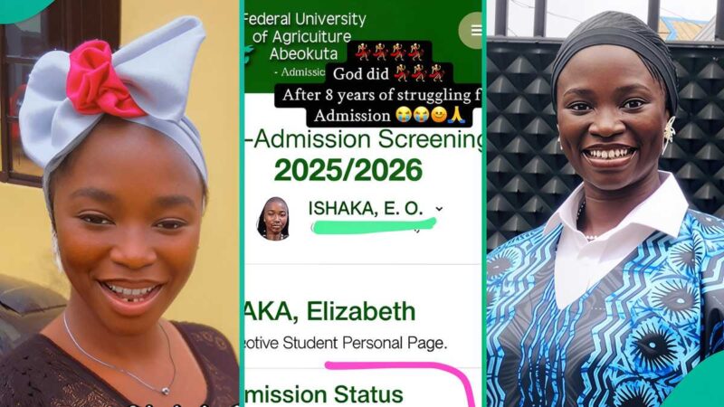 Lady Struggling for 8 Years To Get Admission Finally Gets Admitted Into University, Posts Her Course