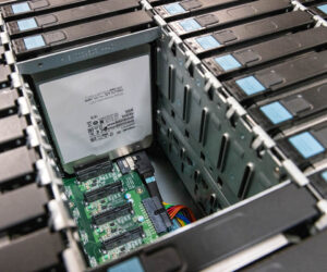 Toshiba’s 78 drive JBOD experiment from 2023 hit 17GB/s throughput, showing HDD arrays can rival PCIe 5.0