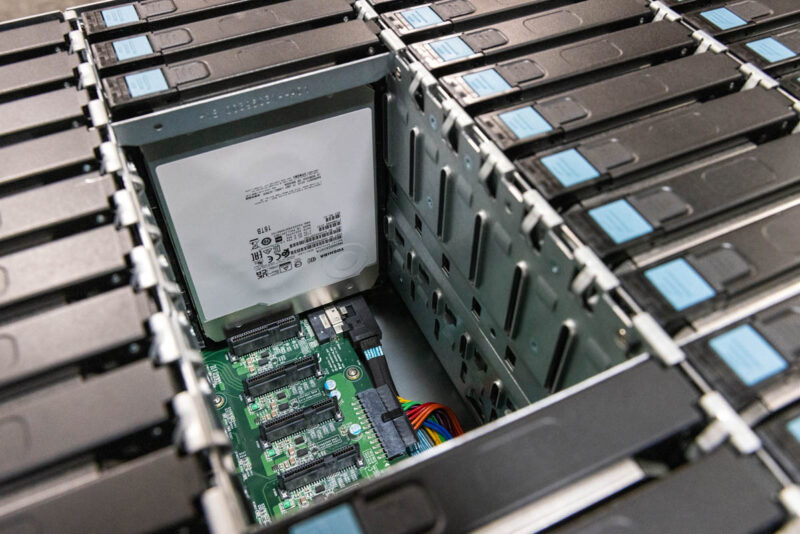 Toshiba’s 78 drive JBOD experiment from 2023 hit 17GB/s throughput, showing HDD arrays can rival PCIe 5.0