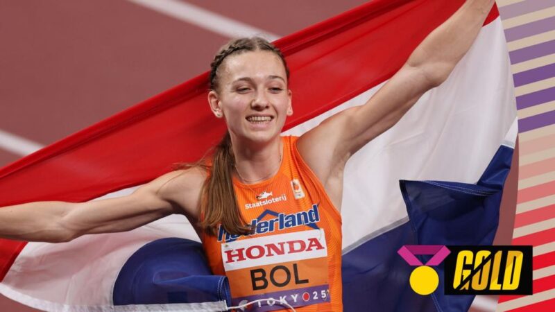 Netherlands' Bol cruises to 400m hurdles gold