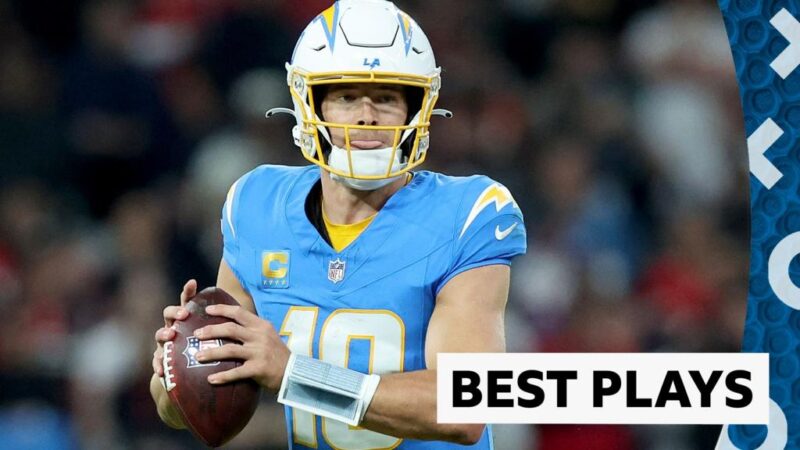 Justin Herbert touchdown throws: LA Chargers v Kansas City Chiefs, Sao Paulo