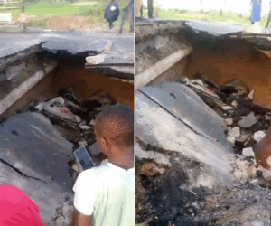 Heavy downpour destroys bridge in Kano