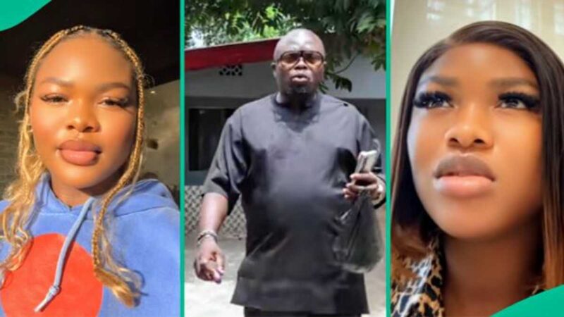 Abroad-based Lady Who Secretly Returned to Surprise Dad Gets Disappointed after Seeing His Reaction