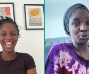Lady Pretends To Fall Under Anointing Inside Church So Pastor Can Stop Pushing Her Around