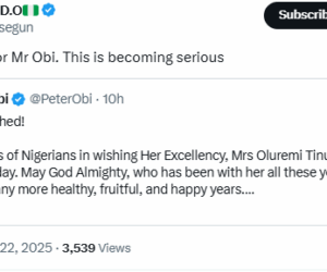 Prayers up for Mr Obi. This is becoming serious