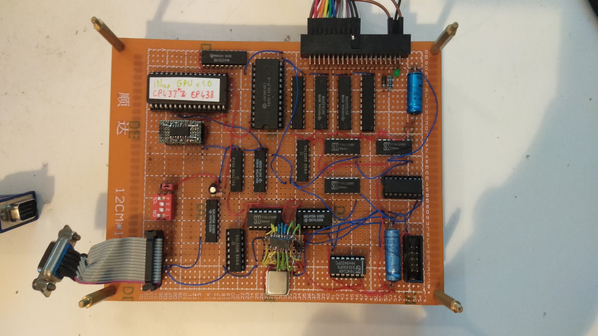 Hardware tinkerer fails spectacularly at building the world’s second worst graphics card, accidentally proving even crude TTL hacks can outlast expectations