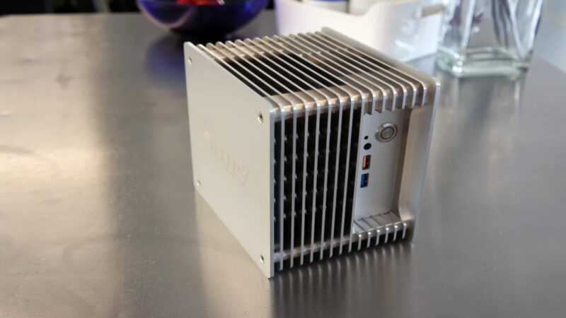 This fanless mini PC promises high-end Intel processing, DDR5 memory, and quiet operation for serious business PC users