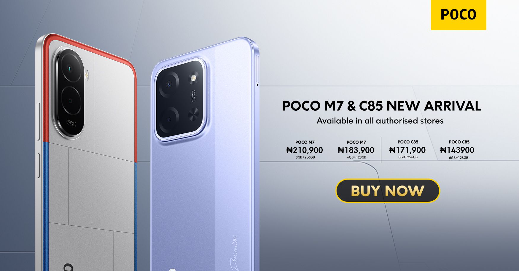 POCO Launches Two Power-Packed Smartphones in Nigeria: POCO M7 and POCO C85