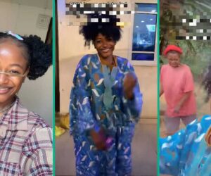 “From Abuja to Enugu”: Nigerian Lady Travels in Late Dad’s Outfit to Surprise Mother, Video Trends