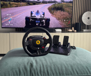 This racing wheel took me back to my childhood, and I can’t wait to grow up