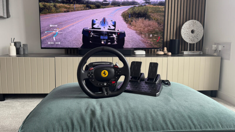 This racing wheel took me back to my childhood, and I can’t wait to grow up