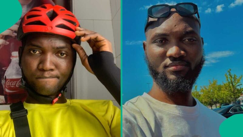 Ex-Delivery Guy in Lagos Shows New Look after Relocating to America, People React: “I Remember You”