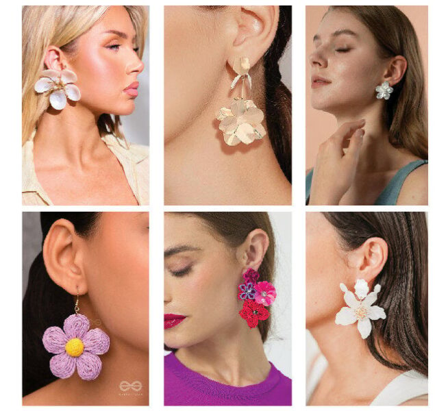 Floral Statement Earrings, The Ultimate Power Accessory Of The Season