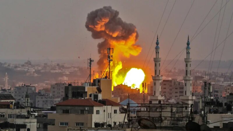 Israel escalates Gaza bombardment as defence minister declares “Gaza is burning”