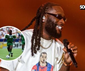No Ronaldo, no Messi: Burna Boy names Okocha, two others as his football GOATs