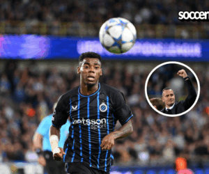 Club Brugge head coach reacts to Onyedika substitution scuffle