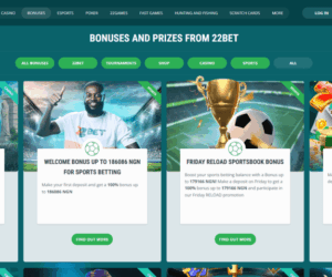 22Bet Promo Code: NIGERIA100 (Valid for Sep 2025)