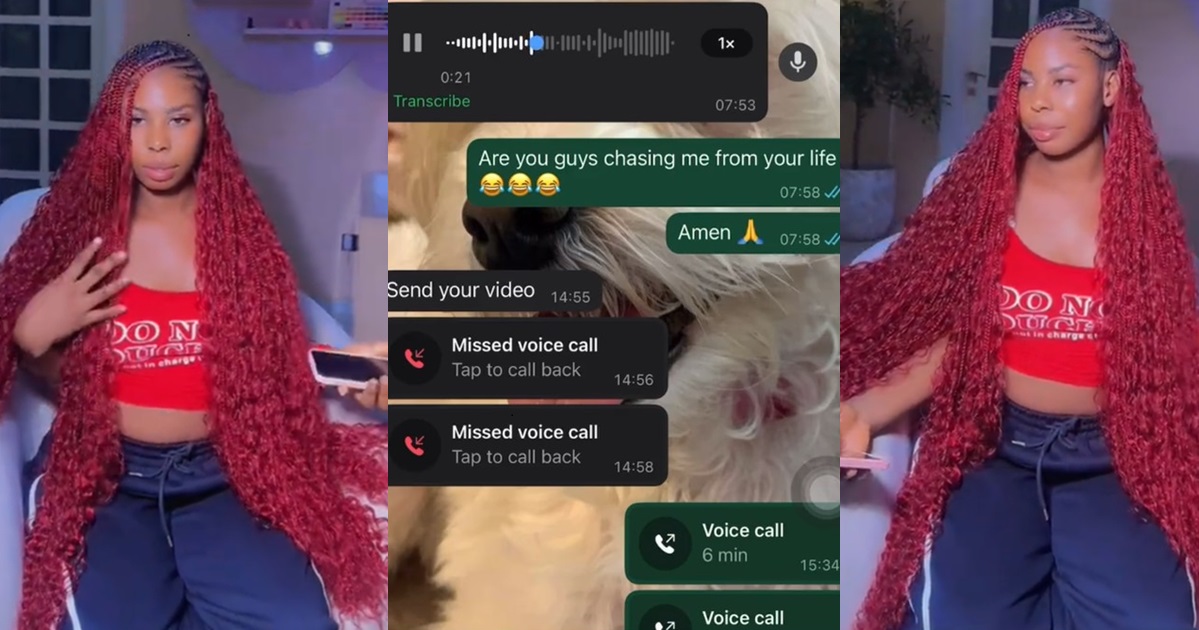 “Prepare for marriage” – Lady shares the hilarious birthday wishes she received from her dad (VIDEO)