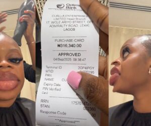 Woman sparks reactions online after revealing the outrageous amount of money she paid for a basic hairstyle (WATCH)