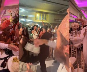 Lady Shares Her Husband’s Priceless Reaction After Experiencing a Nigerian Wedding Reception for the First Time (WATCH)