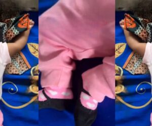 Mom stirs reactions online sharing funny moment her husband was sure they were having a baby girl and now their little son is slaying in pink feminine outfits.