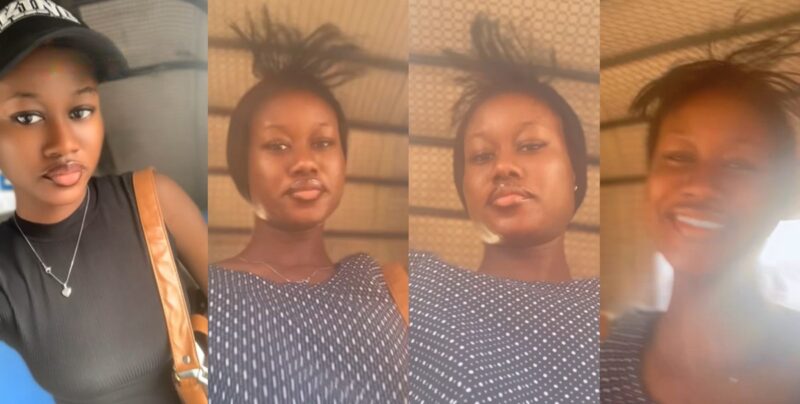 “Wig No Fear God” – Woman Shares Hilarious Moment Her Wig Was Nearly Blown Off After Church Service (VIDEO)