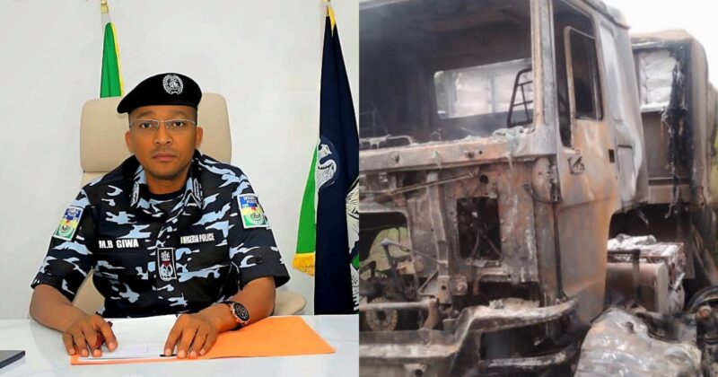 Police confirm truck not part of Dangote fleet