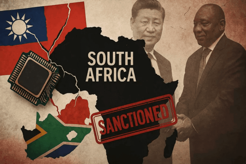 Taiwan imposes chip export restrictions on South Africa over dispute