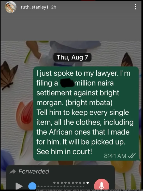 “He’s opened a can of worms” — Ex BBN star Bright Morgan’s ex-girlfriend finally speaks, promises more revelations