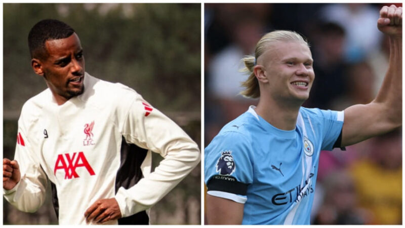 Guardiola puts Haaland above Isak in list of world’s top strikers