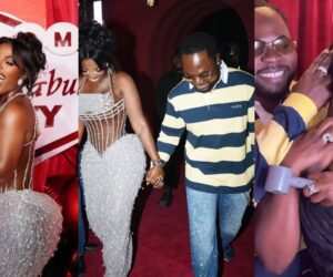 Hilda Baci gets lovey-dovey with partner, flaunts diamond ring at birthday party