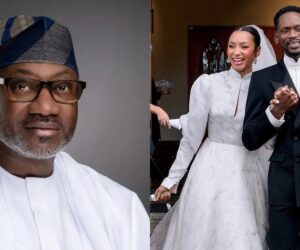 “Succumb to Mr Eazi, he’s your boss” – Femi Otedola tells daughter, hails wife