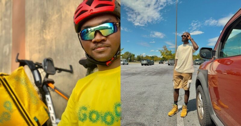 Former food delivery man shares transformation after Japa to America