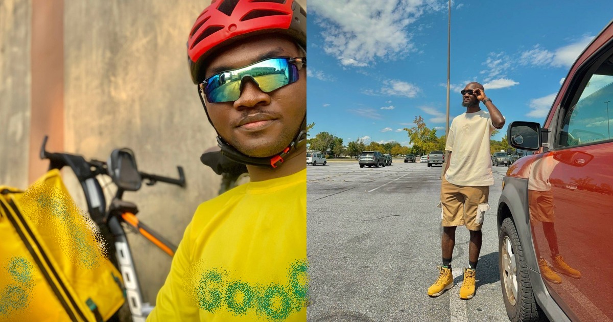 Former food delivery man shares transformation after Japa to America