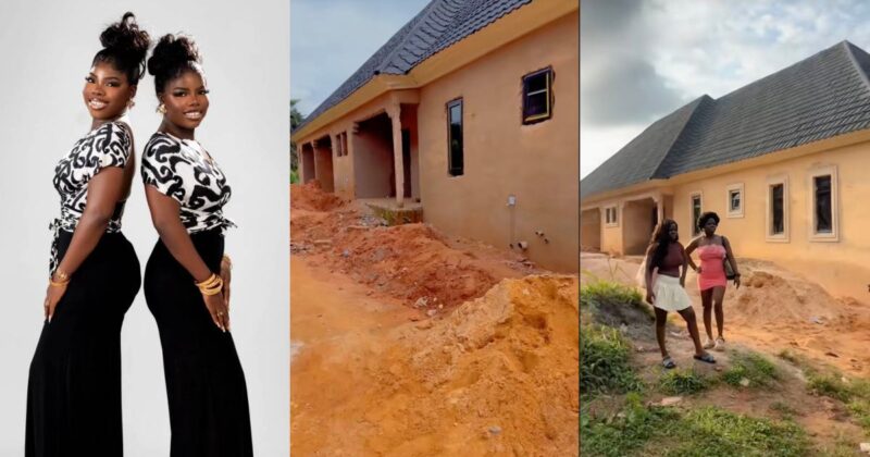 “2 keys, 2 homes” — Twin sisters celebrate as they complete their houses