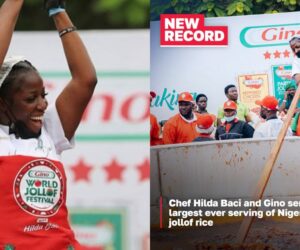Hilda Baci awarded Guinness World Record for largest serving of jollof rice