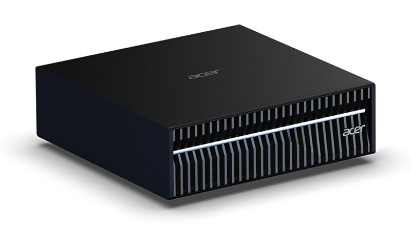Acer Veriton GN100 AI mini workstation priced at $3,999 runs on Nvidia GB10 superchip and allows two systems to be linked for bigger AI models