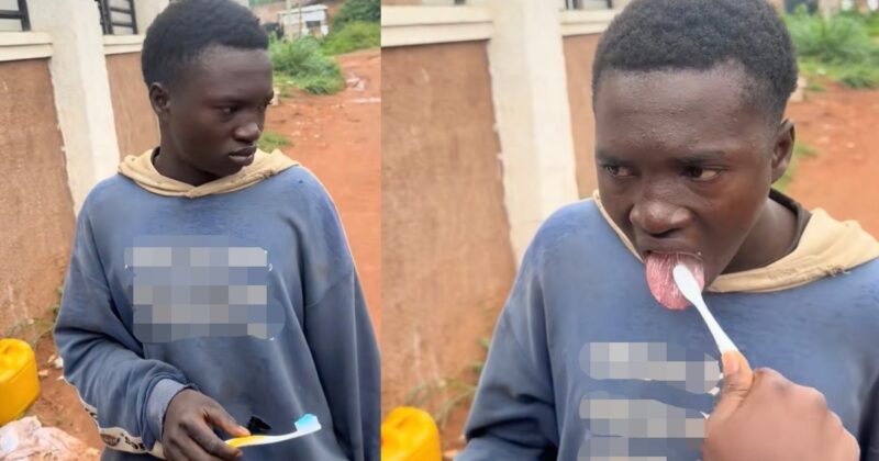 Ekpoma boys force bike man to brush over alleged bad breath