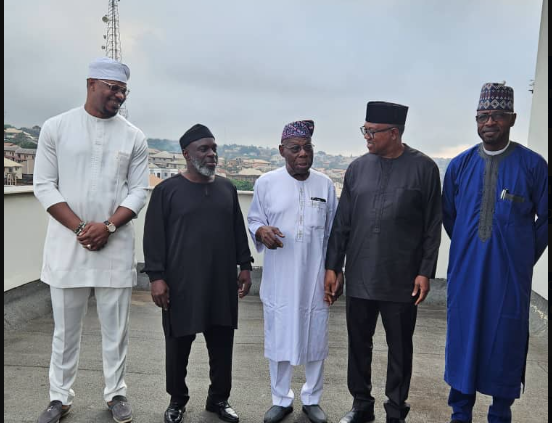 What Peter Obi Discussed With Obasanjo, Ladojo During Courtesy Visit