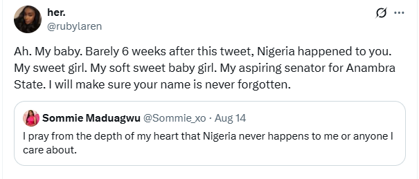 I pray from the depth of my heart that Nigeria never happens to me or anyone I care about