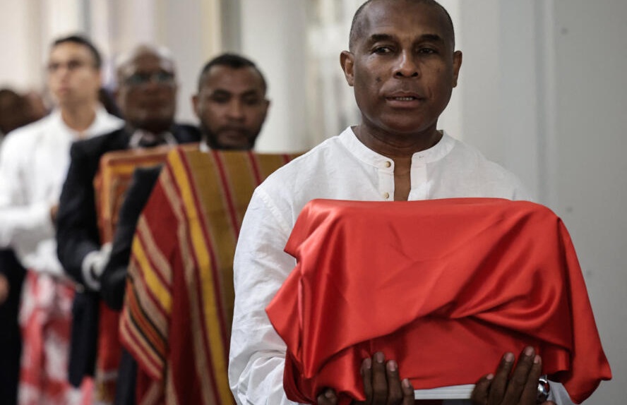 Madagascar receives skull of beheaded king returned by France