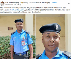 Police officer shot d3ad by gunmen in Suleja