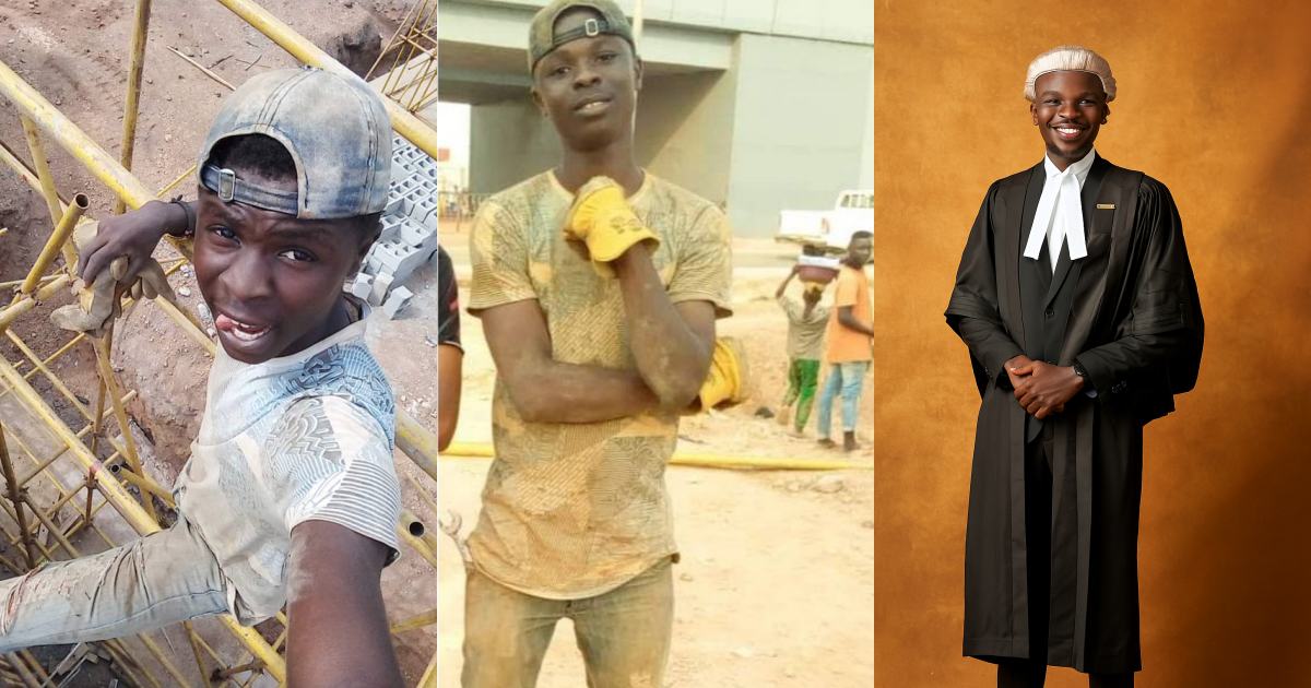 Law graduate who once earned ₦700 per day as labourer set for call to bar