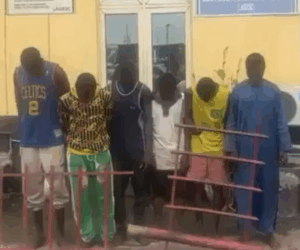 Six arrested in Lagos for vandalising road barricade