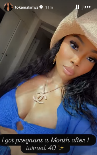 I got pregnant a month after I turned 40