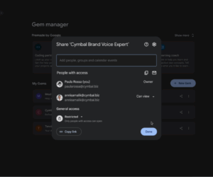 How to share your Gemini Gems custom AI experts with all your friends
