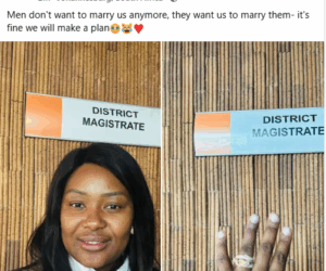Men want us to marry them