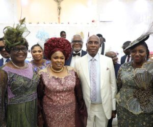 Photos from the white wedding of Rotimi Amaechi’s son