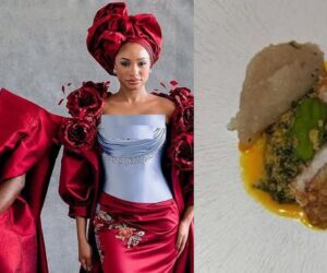 Speculations as Mr Eazi shares size of food after marriage